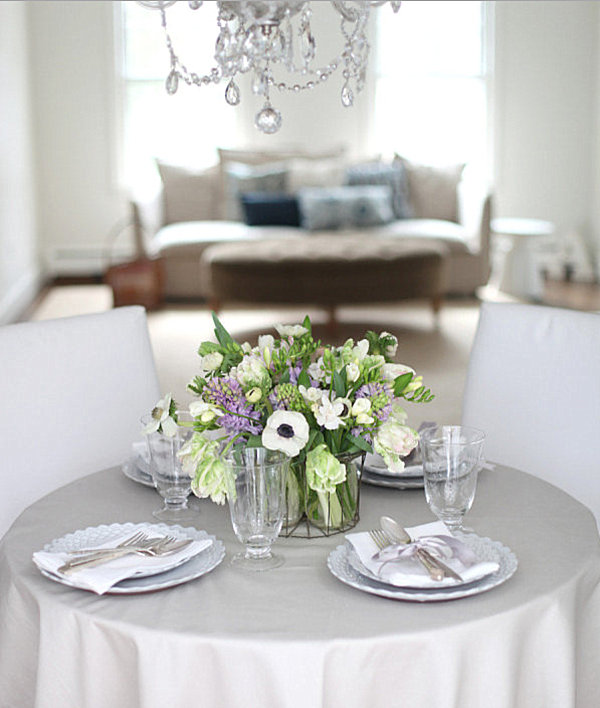 Spring tablescape