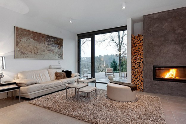 Stunning living room in neutral tones