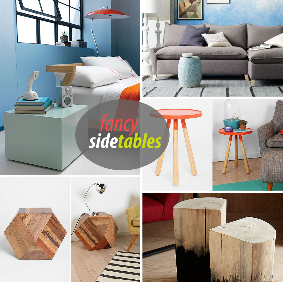 fancy sidetables