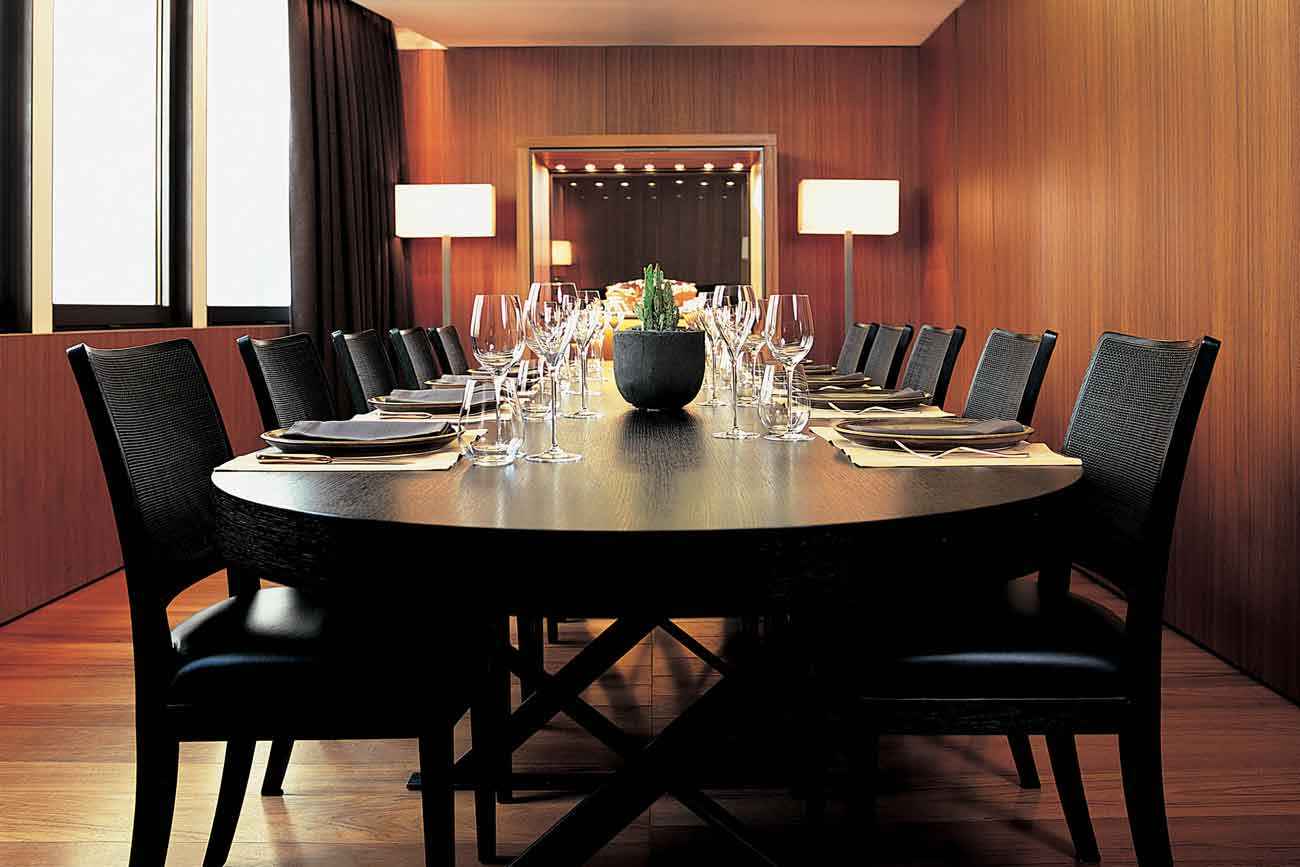 private dining area