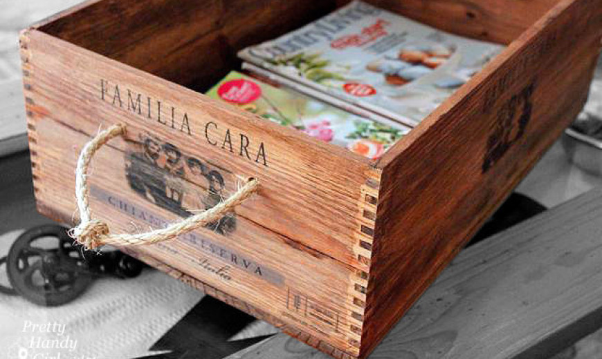 thumbnail image 2 of 6x Half-Size Genuine French Wooden Wine Crate Boxes – Perfect For Storage, Hamper, Planter, Or Decor 2 of 5