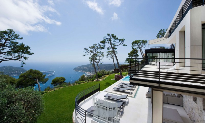 stunning french villa design - french riviera