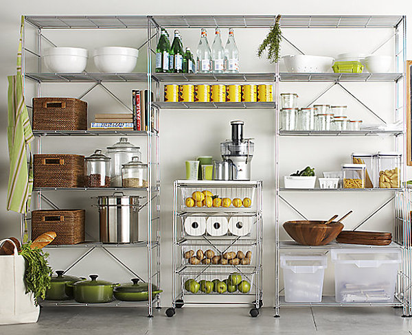 An organized pantry