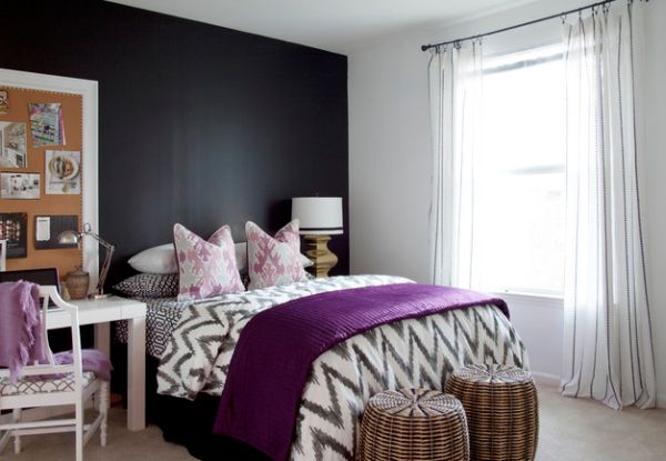 Another wonderful example of how to use accent fabrics in purple to steal the show!