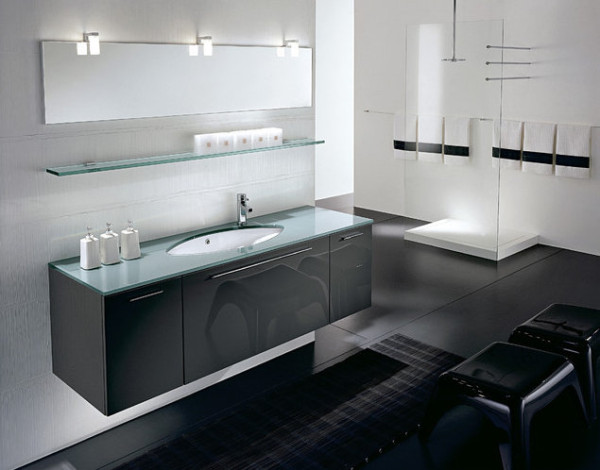 Bathroom with minimalist modern style