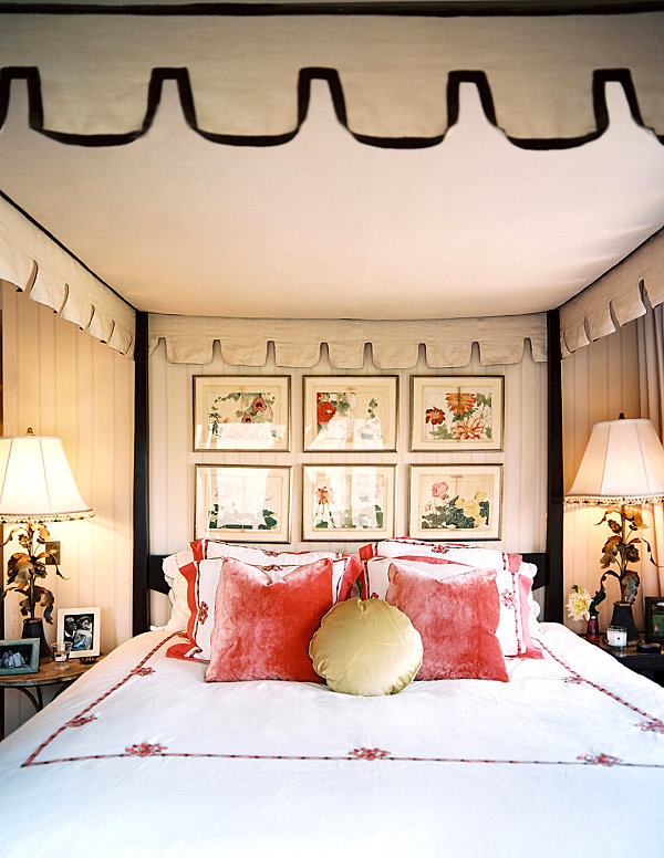 Bohemian floral bedroom