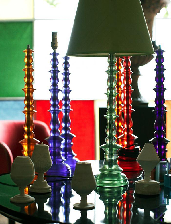 Colorful Resin Lamps