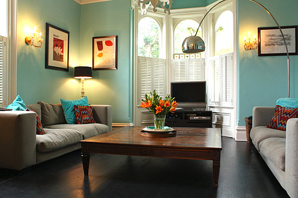 Colorful living room