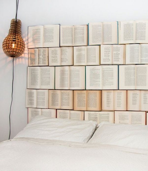 DIY Book Headboard