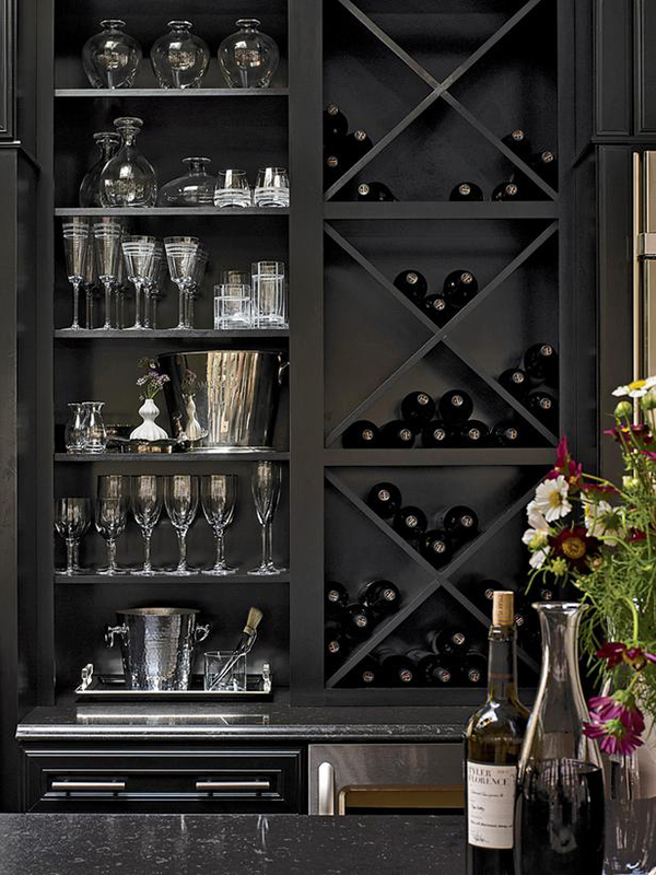 Wine rack best sale ideas kitchen