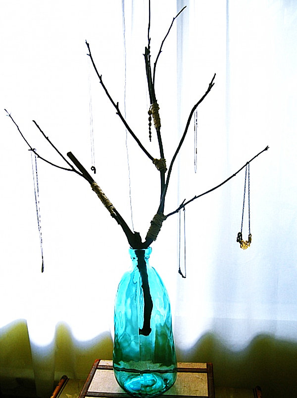 DIY jewelry tree