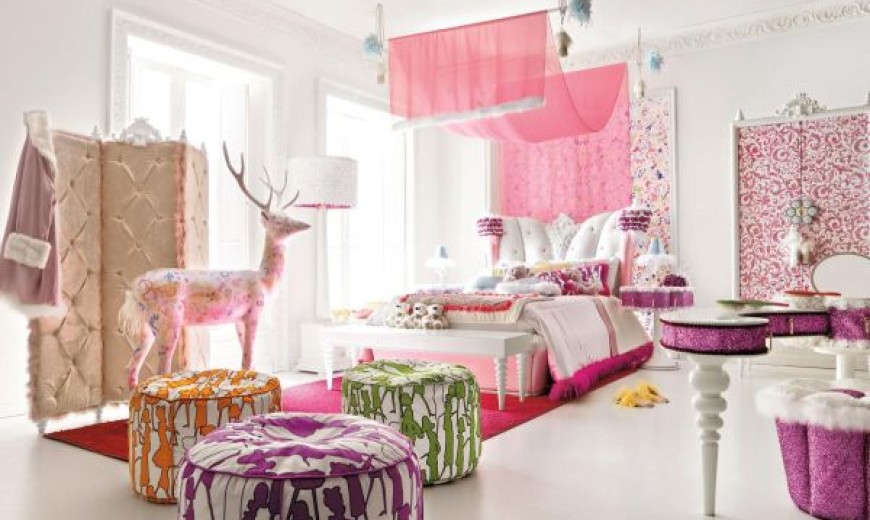 Stylish Girls Pink Bedrooms Ideas