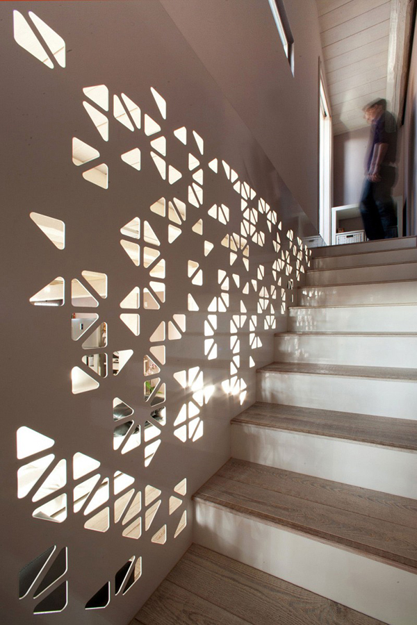 Geometric Hole Wall Pattern