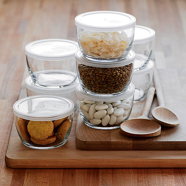 Food jars and kitchen canisters