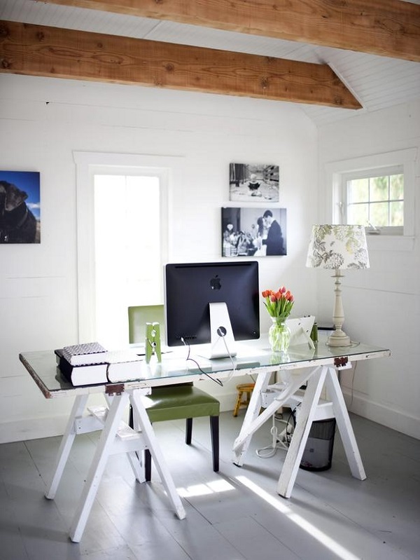 diy glass desk