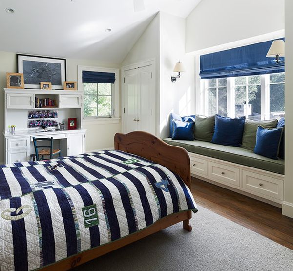 boys blue and grey bedroom