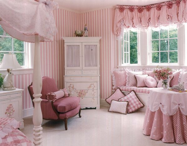 Pink cute deals bedroom