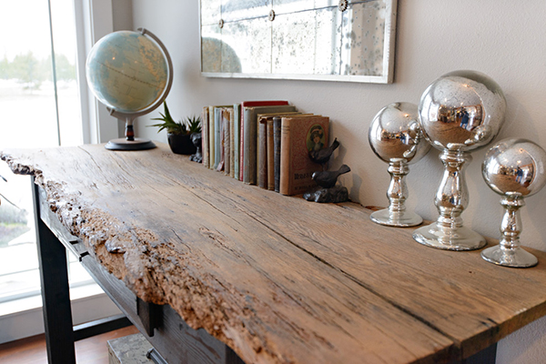 Natural Wood Sideboard Buffet Table