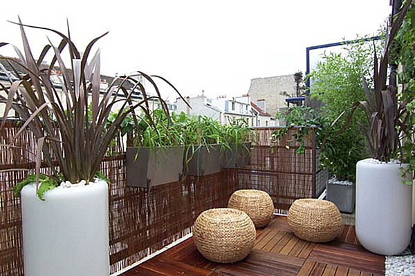 Private small balcony