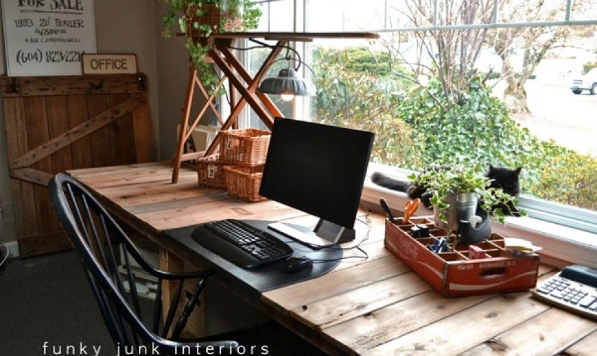 Chic Diy Computer Desk Ideas, Homemade Office Desk Ideas
