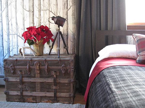 Rustic masculine bedroom