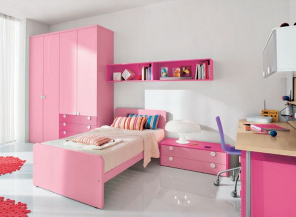 Sleek and stylish girls' bedroom ideal for the contemporary home