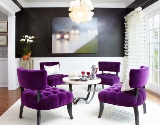 Accentuate With Majesty: Purple Passion for Contemporary Interiors