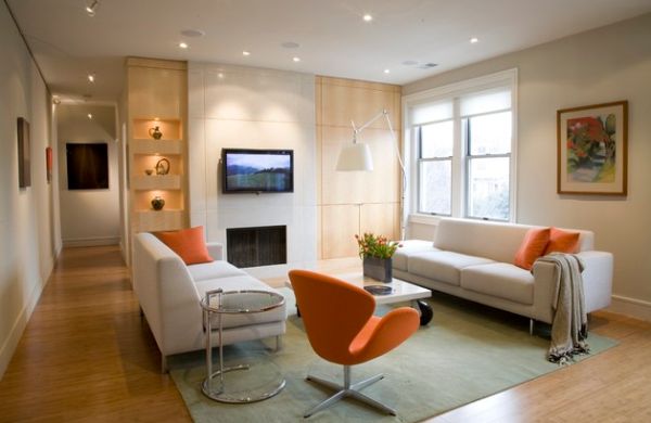 orange accent decor