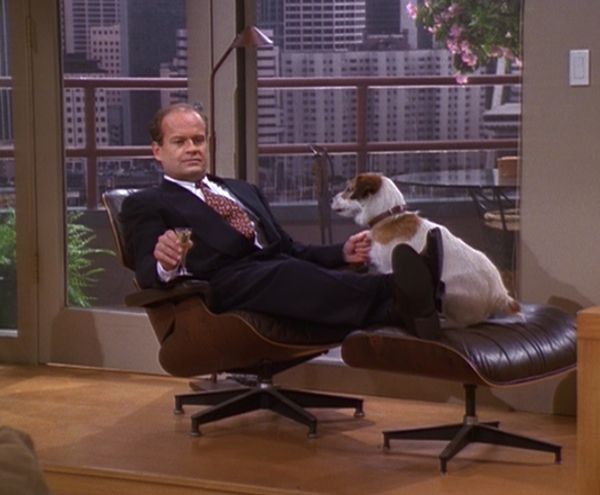 The Eames Lounger was a regular on TV Show Frasier