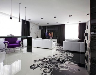 Project Begovaya: Stunningly Stylish Interiors In Striking Black And White!