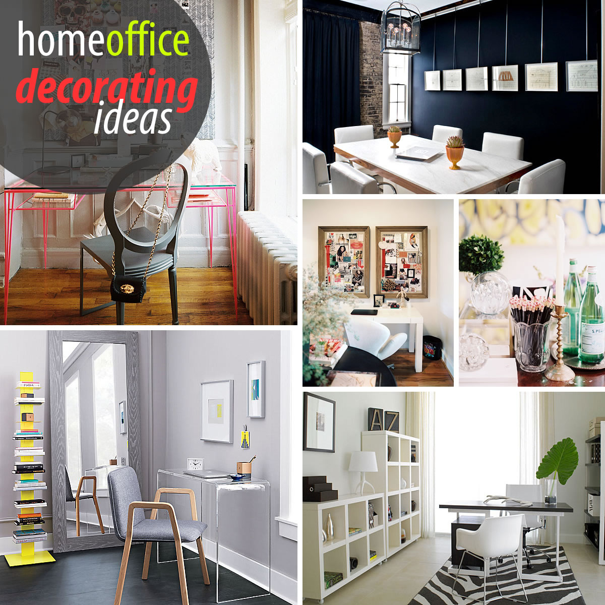 Get To Work – 18 Creative Home Office Decorating Ideas - Décor Aid