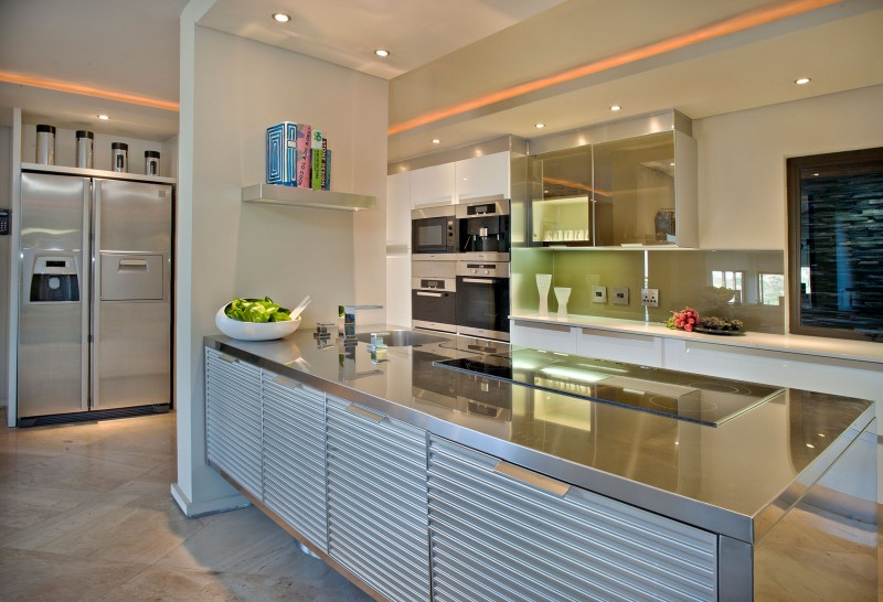 modern glossy kitchen