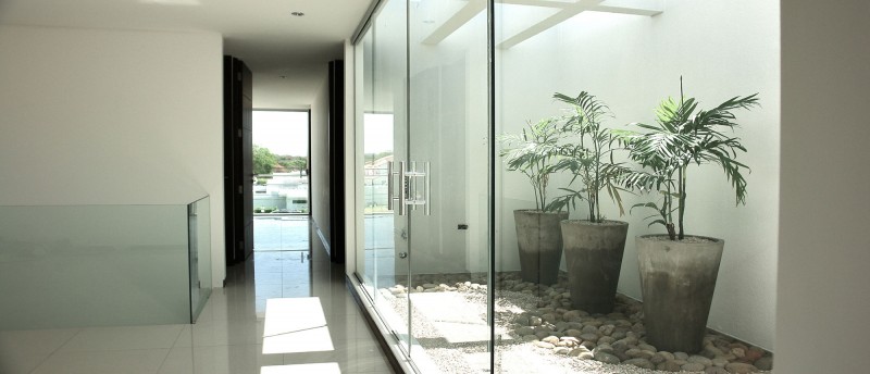 stylish glass interior design