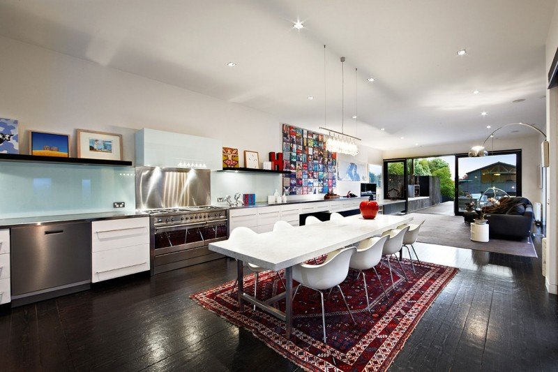 white kitchen - Victorian House