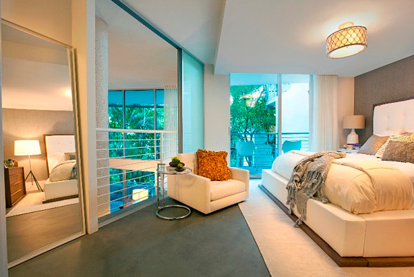 Comfy details in a modern bedroom