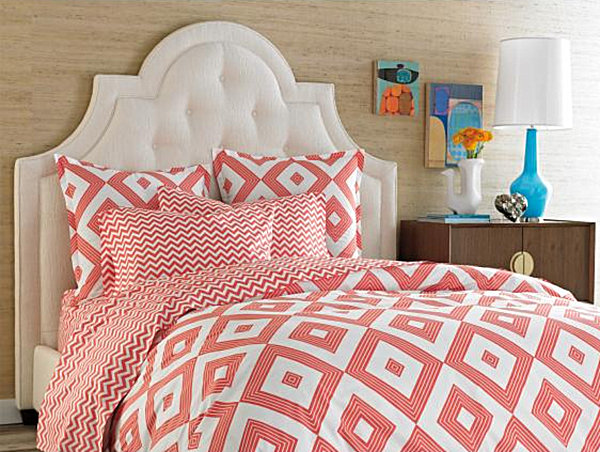 Diamond pattern bedding from Jonathan Adler