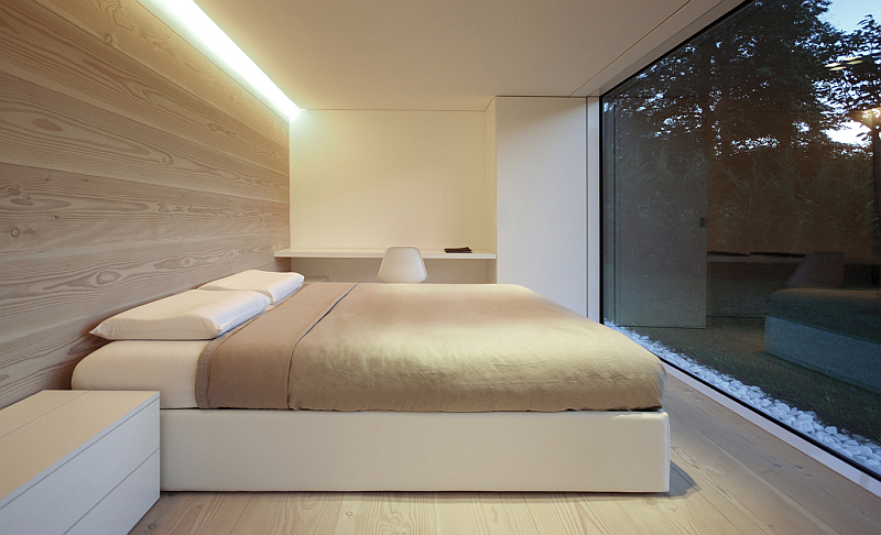 Douglas wood - bedroom flooring and wall