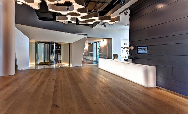 Esker Foundation - Dinesen Oak flooring