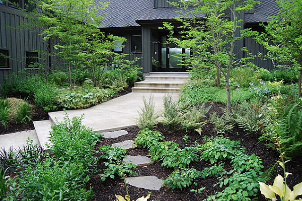 Front yard greenery