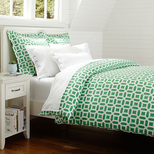 Geometric duvet cover