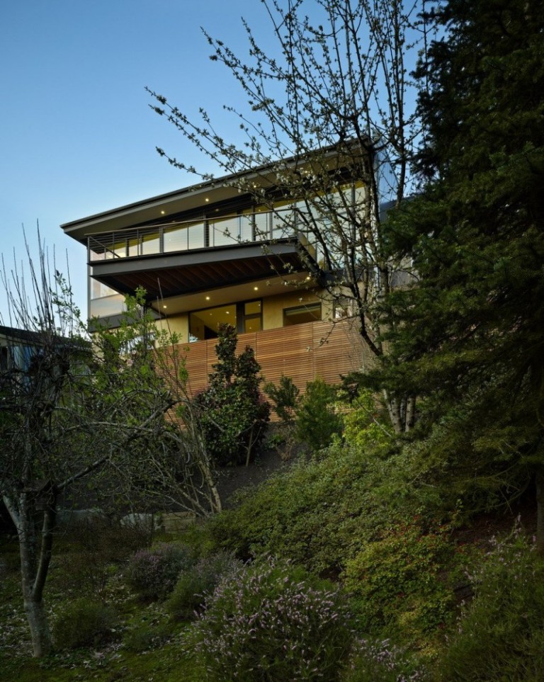 Image showcasing Modern Hillside Renovation Stuns with Refined Interior Design | Decoist