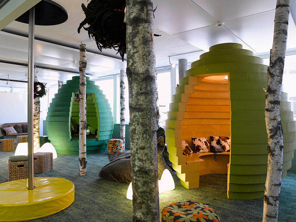 Hive-style Google cubicles