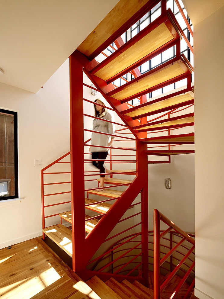 floating house - staircase