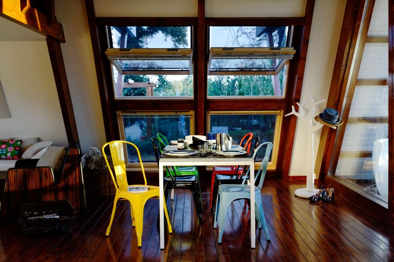 self-sustainable home - fancy dining area