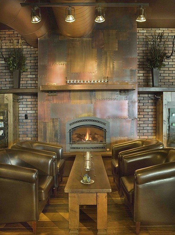 steampunk living room