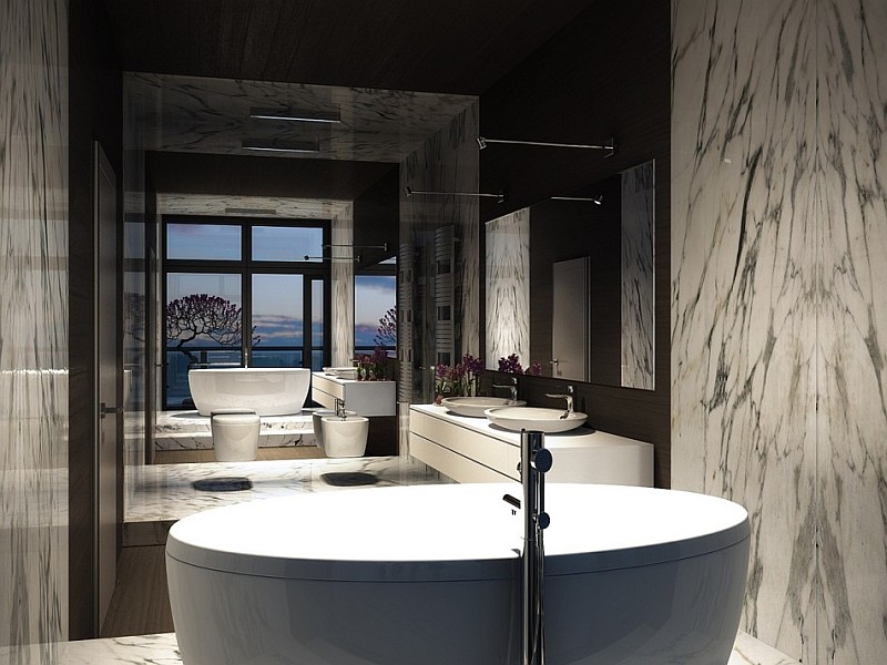 stylish bathroom design