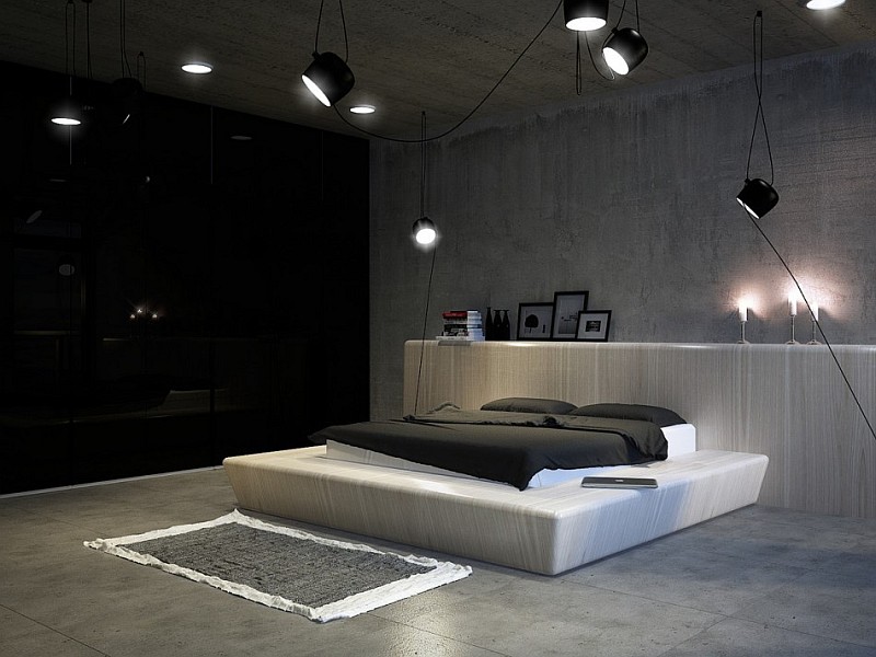 stylish modern bedroom