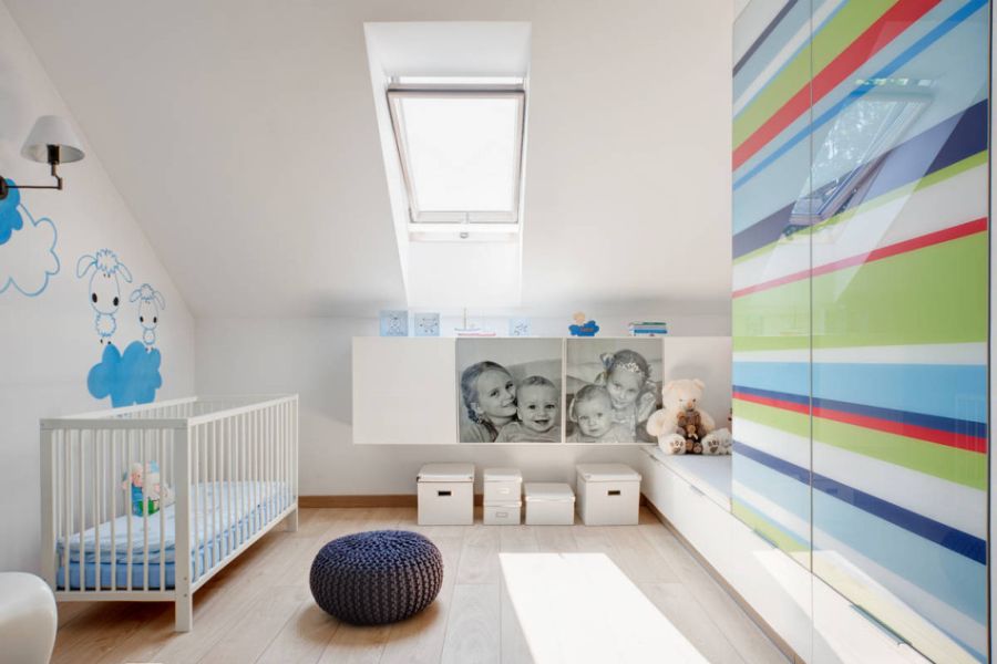 Beautiful nursery in the contemporary home