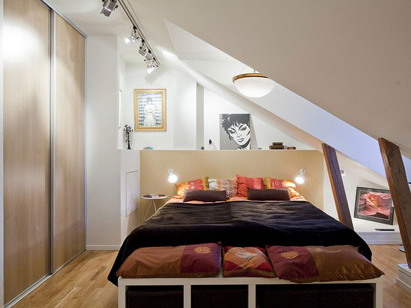 Bedroom in the attic