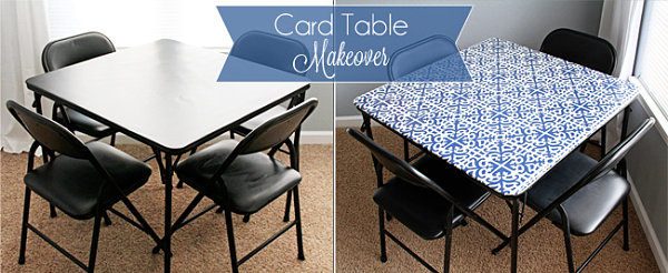 Card table makeover